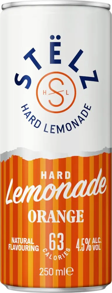 Stelz Hard Lemonade Orange Blik Tray 12x 25cl