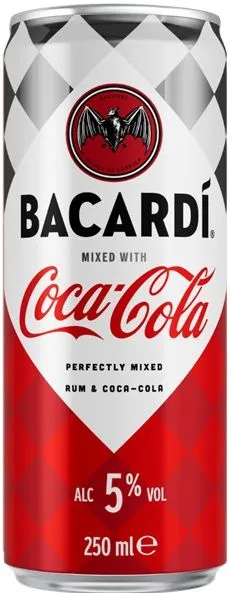 Bacardi & Coca Cola blik Tray 12x25 cl