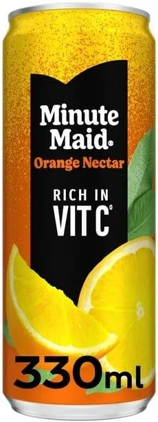 Minute Maid Orange Nectar Blik Tray 24x 33cl