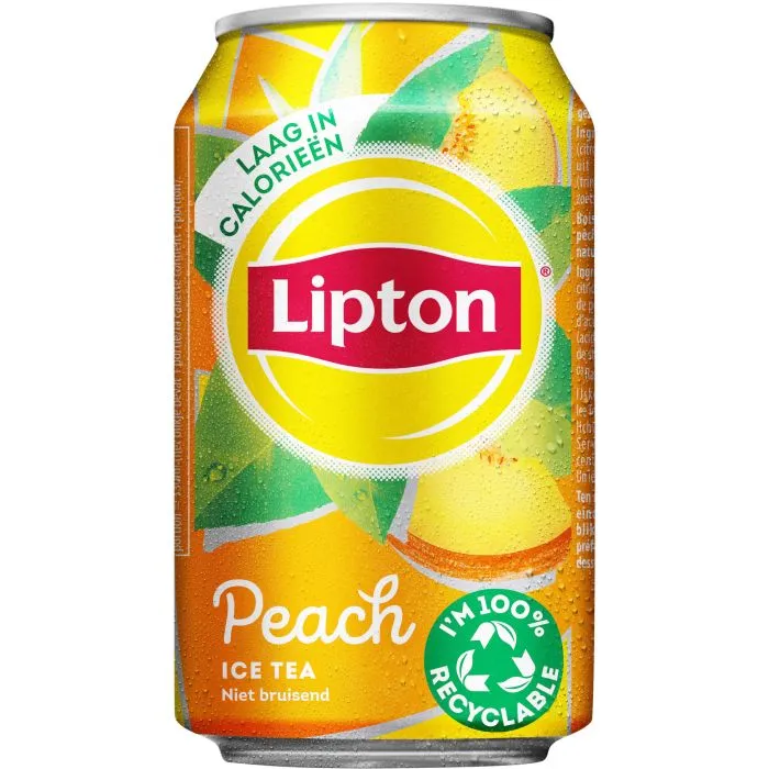 Lipton Peach Blik Tray24x 33cl