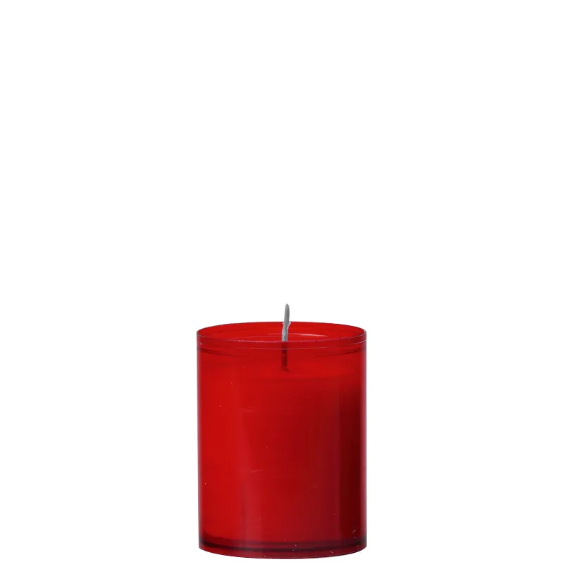 Refil navulkaarsen Rood doos a 60 stuks