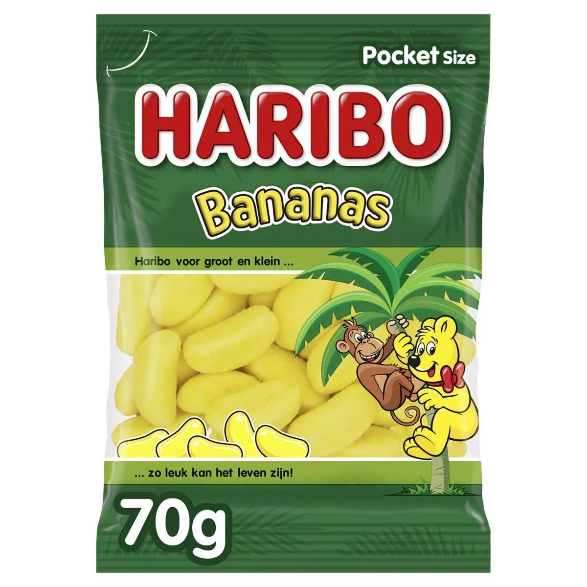 Haribo Bananen zakje 28x70gr