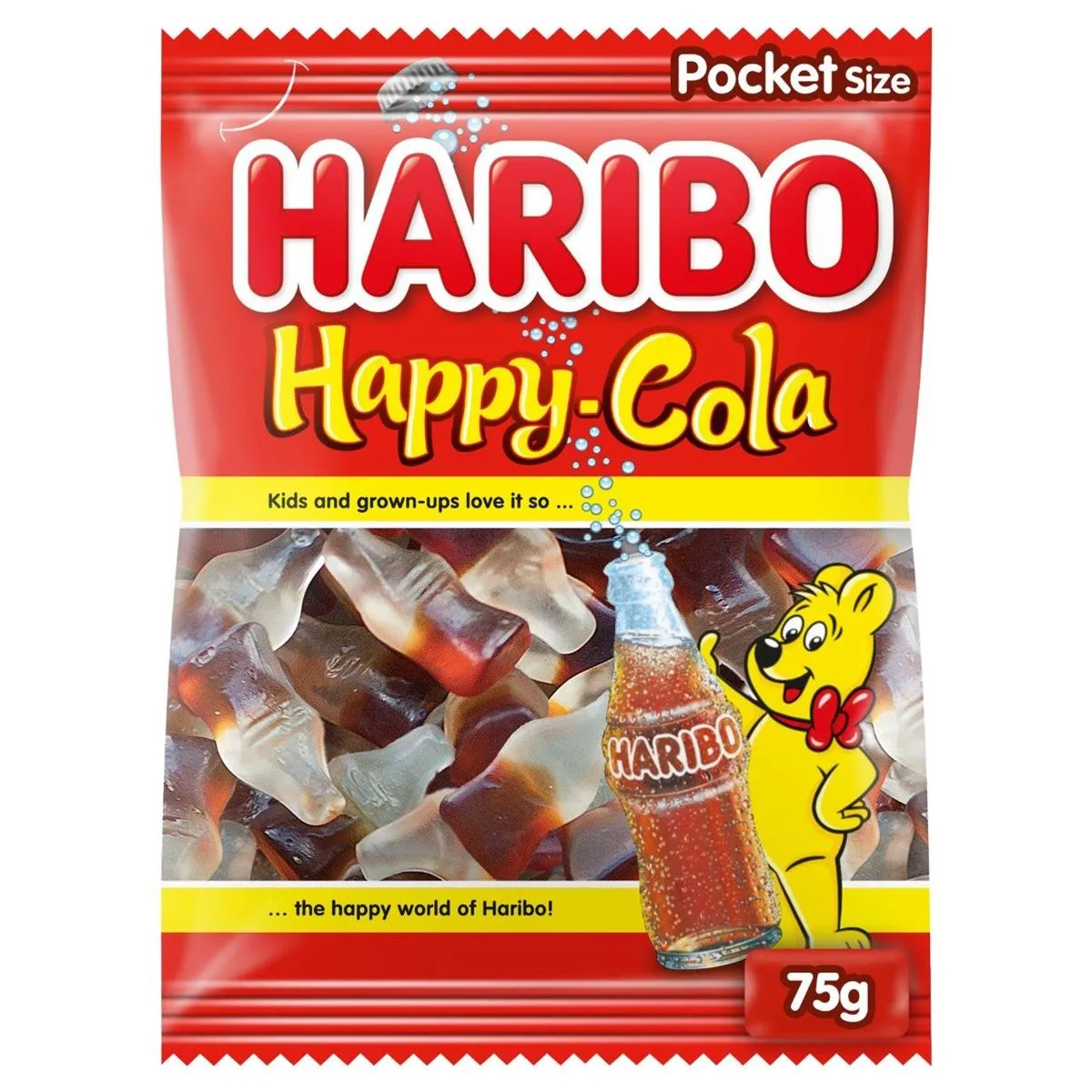 Haribo Happy Cola zakje 28x75gr