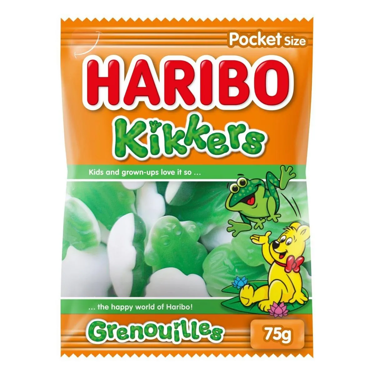 Haribo Kikkers zakje 28x75gr