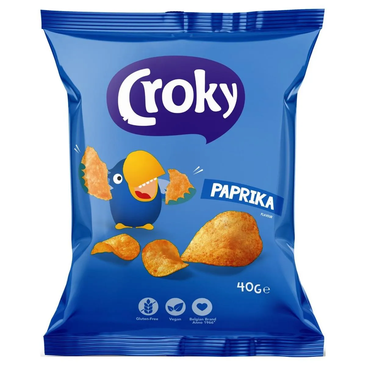 Croky Paprika zakje 20x40gr