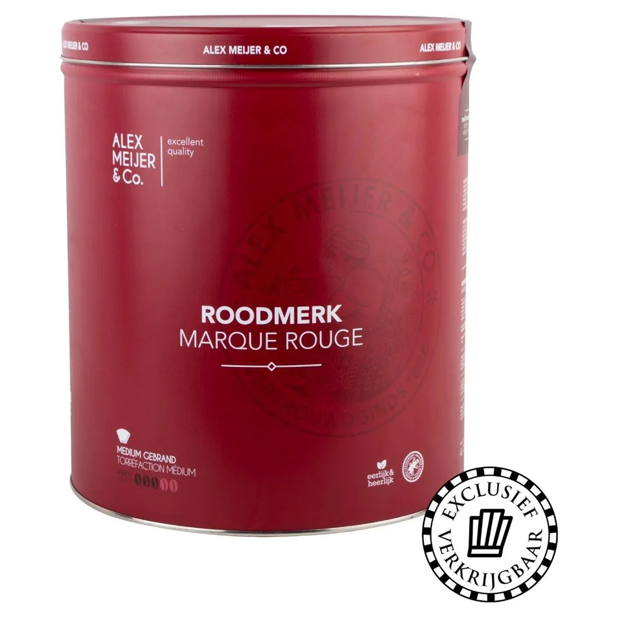 Koffie roodmerk snelfiltermaling blik 5kg
